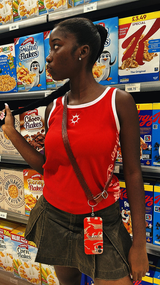 0. REDLINE LEATHER STRAP